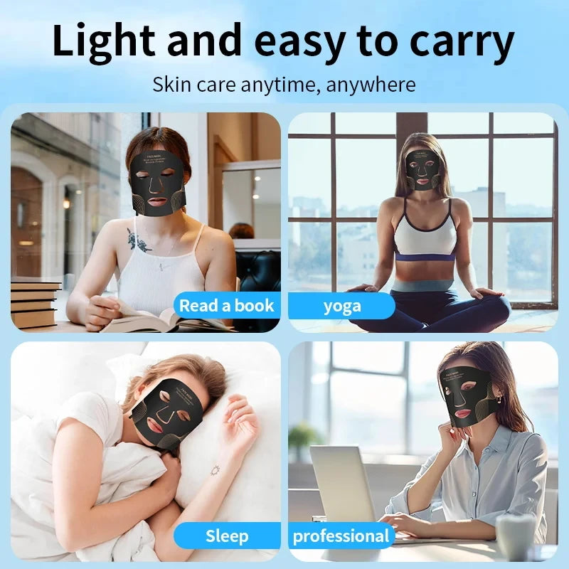 Wireless LED Light Therapy Face Mask