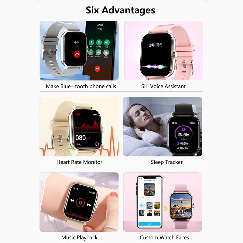 Waterproof Fitness Smartwatch